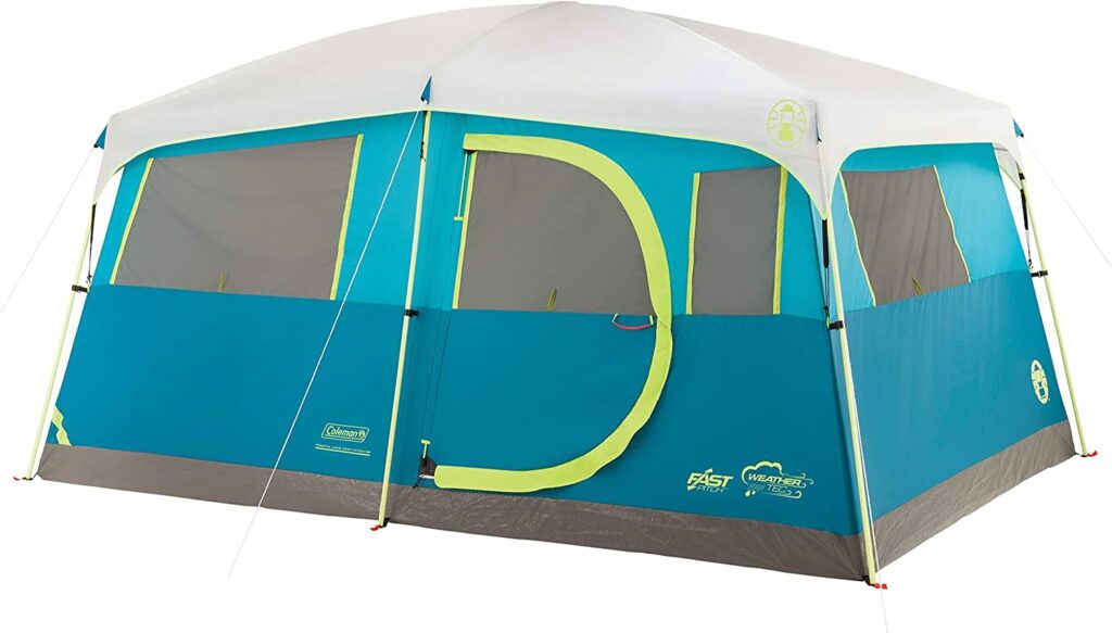 Coleman 8 Person Camping Tent With Built In Closet 1024x583 