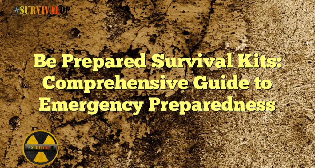 Be Prepared Survival Kits: Comprehensive Guide to Emergency Preparedness