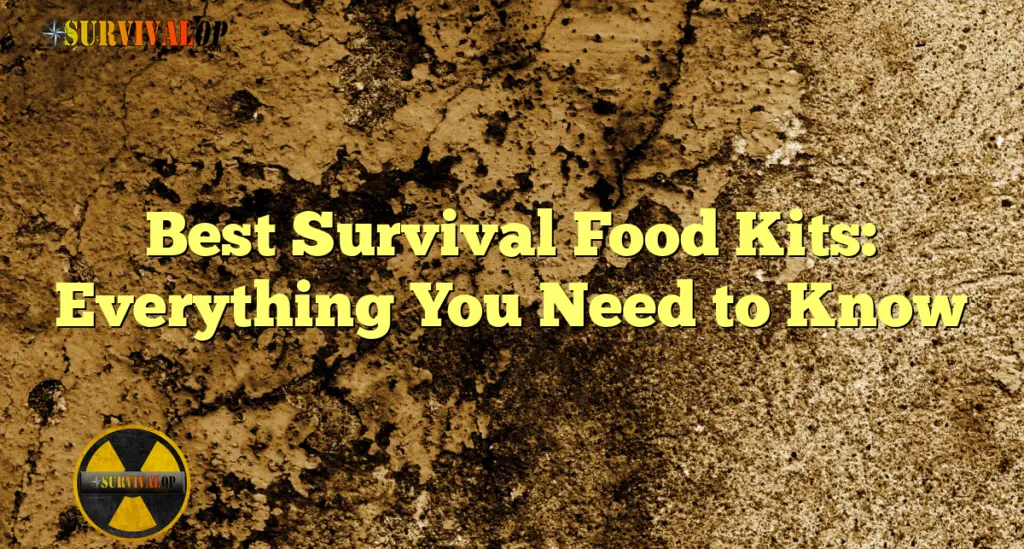 Best Survival Food Kits: Everything You Need to Know