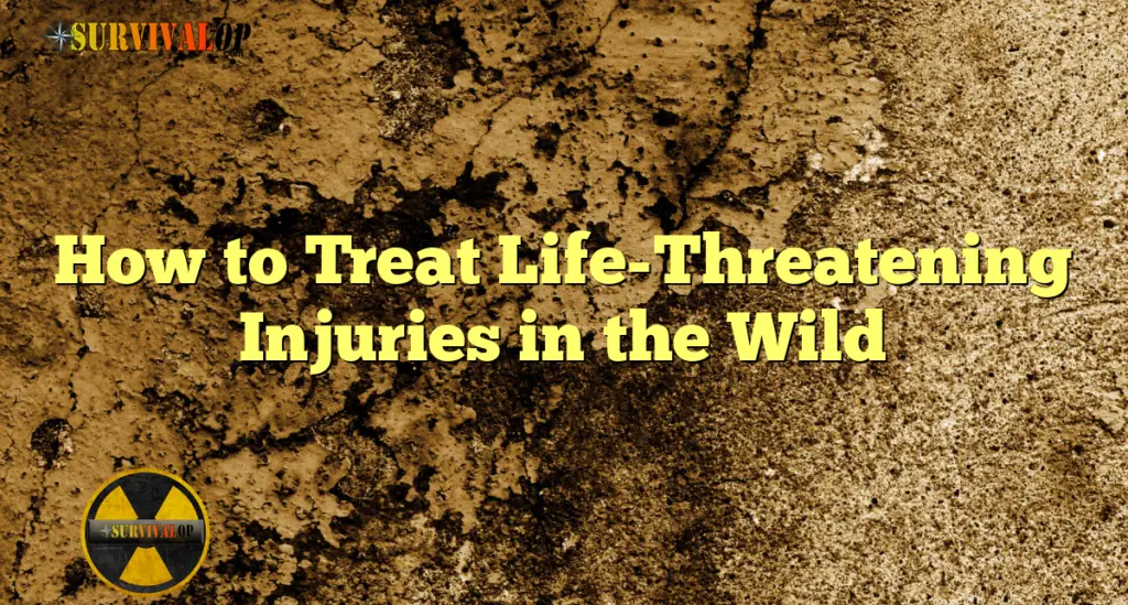 How to Treat Life-Threatening Injuries in the Wild