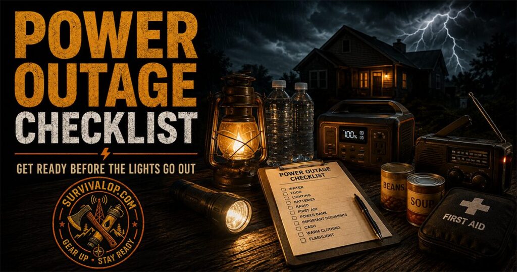 Power Outage Preparedness Checklist
